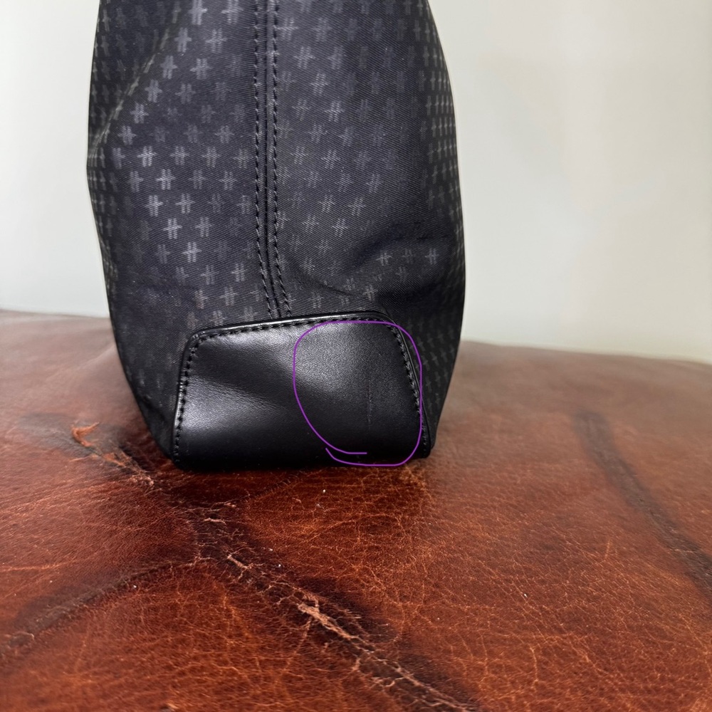 Harrod’s Black Nylon and leather Tote - Picture 8 of 15
